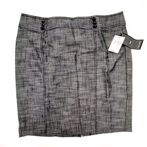 New York Clothing Co. Skirt Womens Size 14 Black New **
